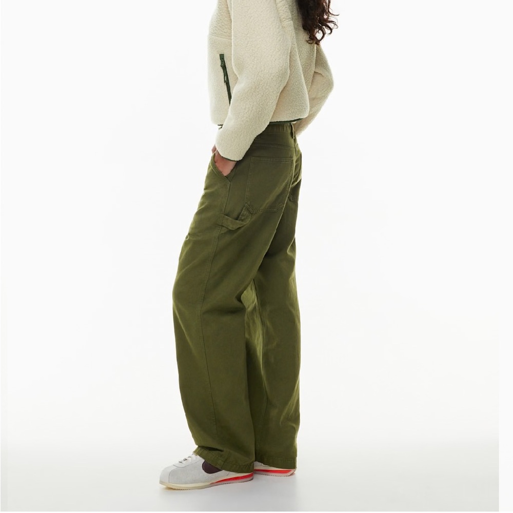 TNA Green Greenwich Pants Size 4